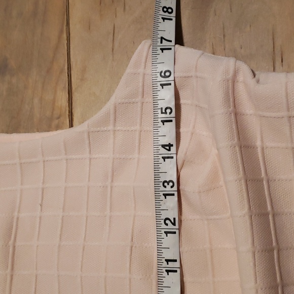 TOMMY HILFIGER CLASSIC SHEATH DRESS BLUSH PINK WITH GOLD BUTTONS SZ 6 - Picture 9 of 15